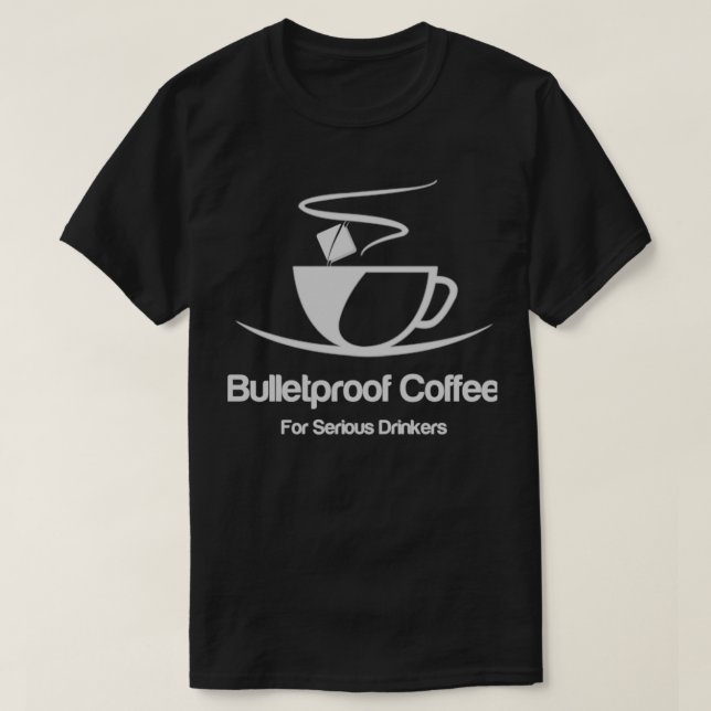Kaffekaffe för grova drycker t shirt (Design framsida)