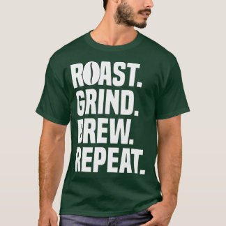 Kaffekaffe för rostning av cappuccino, bästa kaffe t shirt