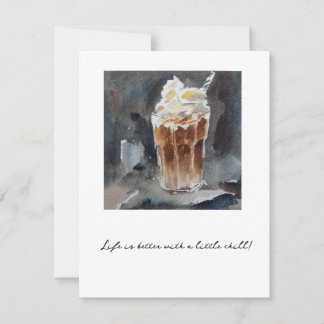 Kaffekaffe Frappuccino Julkort