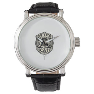 Kaffekaffe Katt Rolig Katt Grafisk - Kaffe Kaffe K Armbandsur