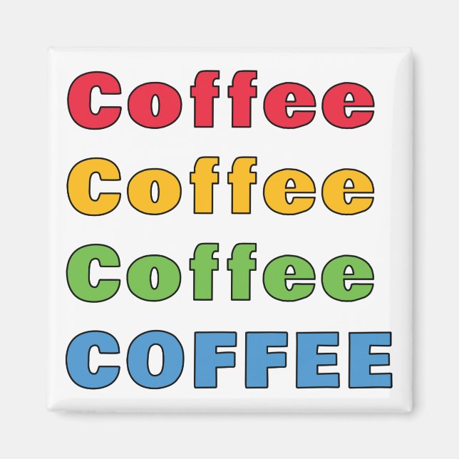 Kaffekaffe Magnet (Framsidan)