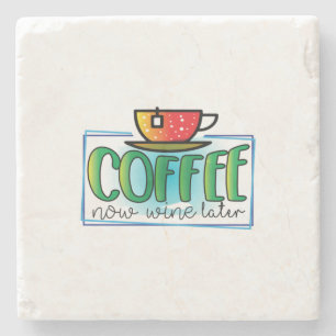 Kaffekaffe nu Vin senare Stenunderlägg