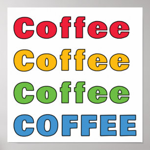 Kaffekaffe Poster