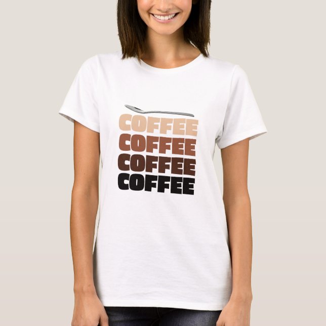 Kaffekaffe T Shirt (Framsida)