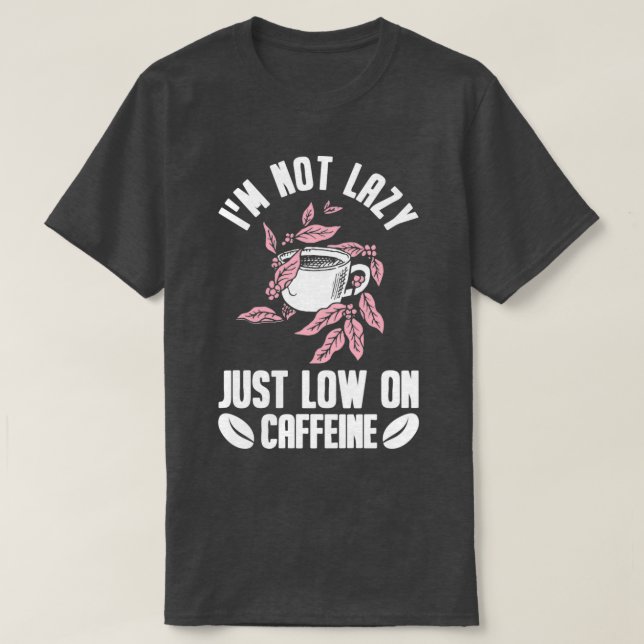 Kaffekaffein Caf Espresso Cappuccino 22 T Shirt (Design framsida)