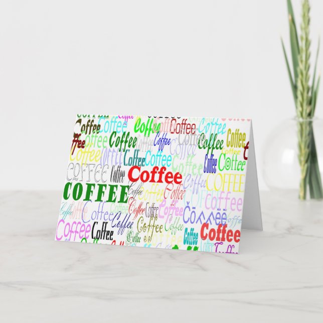 Kaffekaffekaffe! Inbjudan (Framsida)