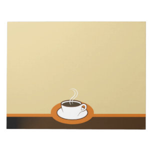 Kaffekaffekaffe Kopp Cafe stora Anteckningsblock