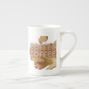 Kaffekaffekkaffe Vit Mugg Benporslin Mugg