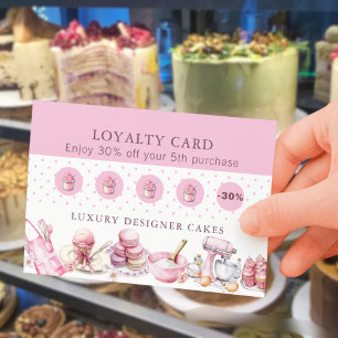 Kaffekaka Bagare Loajalitet Belöning Kampanj QR-ko Visitkort