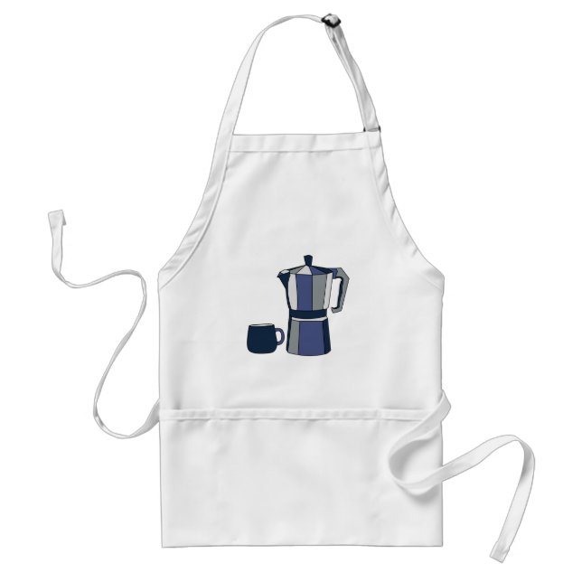Kaffekanna Kaffemugg Förkläde (Framsidan)