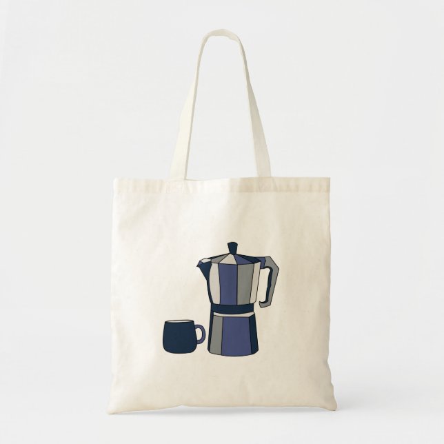 Kaffekanna Kaffemugg Kaffe Tygkasse (Framsidan)