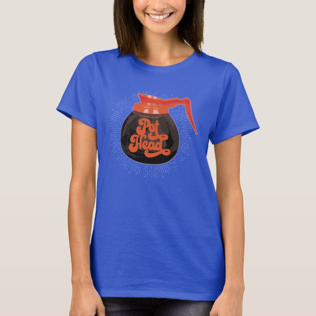 (Kaffekanna) Pot Head T-Shirt (Framsida)