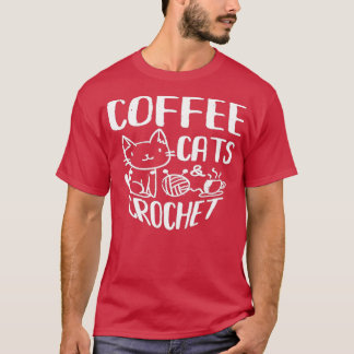 Kaffekappor amp Crochet Black Animal Caffeine Espr T Shirt
