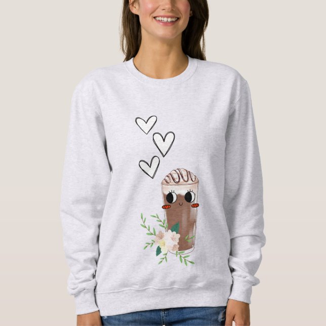 Kaffekärlek T Shirt (Framsida)