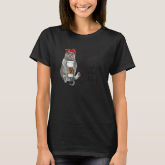 Kaffekat av Mamma för kvinnor i underhuset T Shirt
