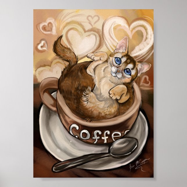 Kaffekat Poster (Framsidan)