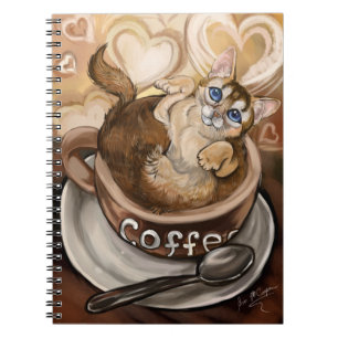 Kaffekatt Anteckningsbok