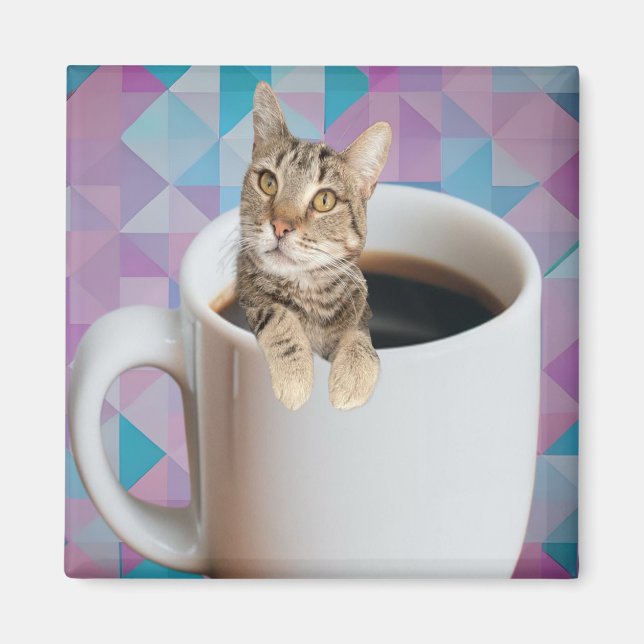 kaffekatt magnet (Framsidan)