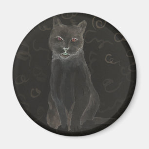 Kaffekatt - produkter för CricketDiane konstkatt Magnet
