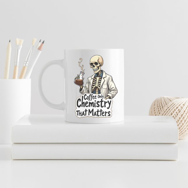 Kaffekemi Skeleton Mugg (Skapare uppladdad)