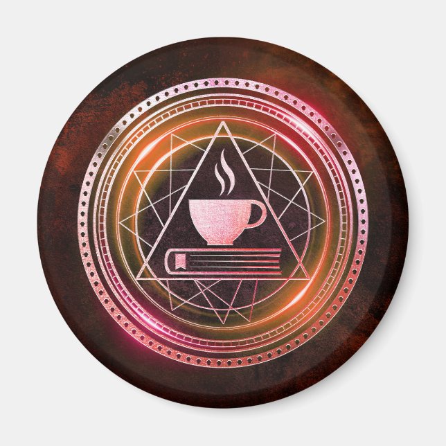 Kaffeklatsch Burgundy Magnet (Framsidan)