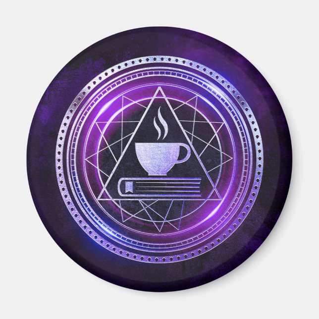 Kaffeklatschs Lila Magnet (Framsidan)