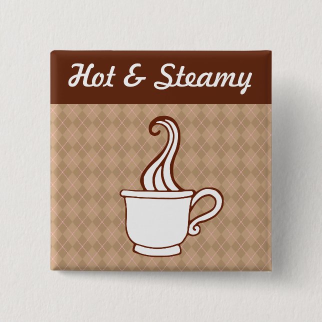 Kaffeknappen Retro Knapp (Framsida)