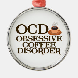 Kaffeknarkare Julgransprydnad Metall