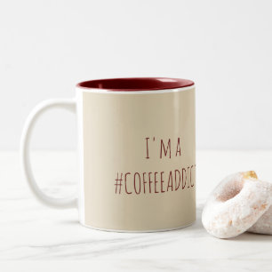 Kaffeknarkare Två-Tonad Mugg