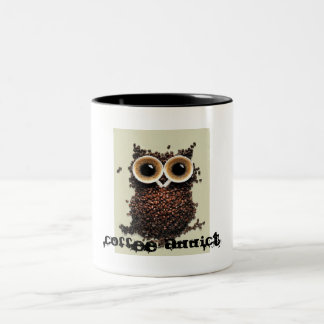 Kaffeknarkareuggla Två-Tonad Mugg