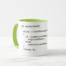 Kaffekod mugg för software-utvecklare