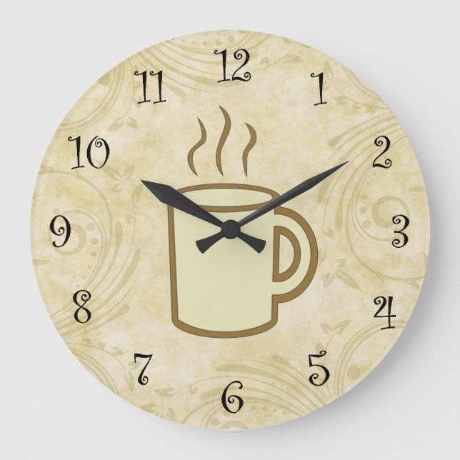 Kaffeköksur Stor Klocka (Framsida)
