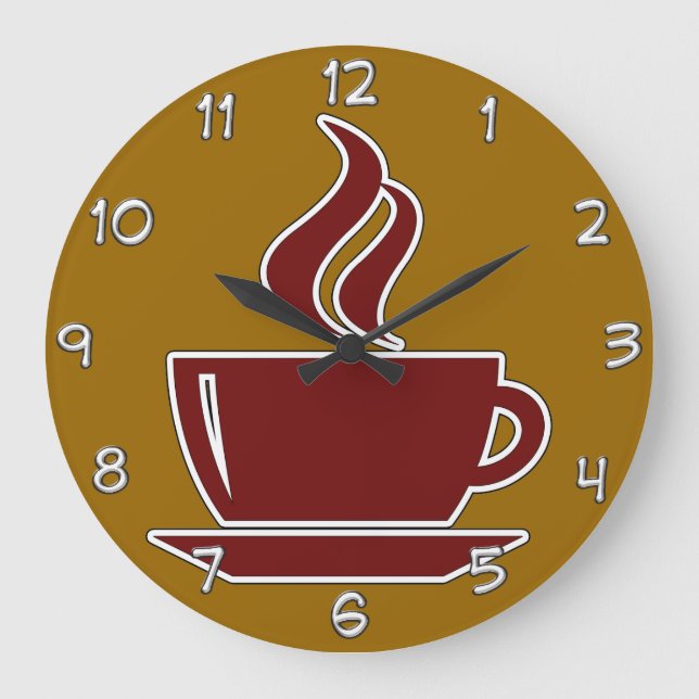 Kaffeköksur Stor Klocka (Framsida)