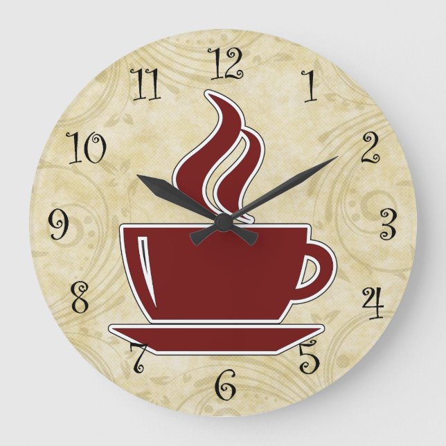 Kaffeköksur Stor Klocka (Framsida)