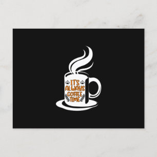Kaffekonst Alltid Kaffetid Vykort