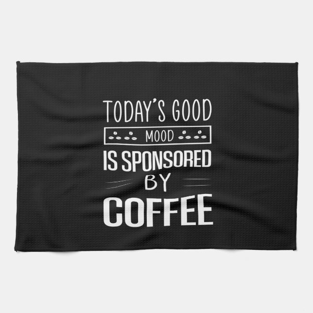 Kaffekonst dagens Bra Mood Kökshandduk (Horisontell)