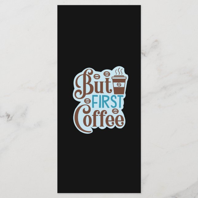 Kaffekonst Men Först Kaffe 3 Meny (Framsida)