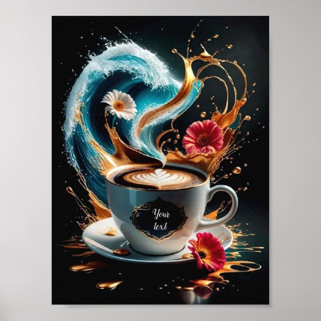 Kaffekonst Poster (Framsidan)