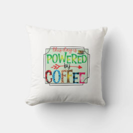 Kaffekonst som drivs med kaffe 2 kudde