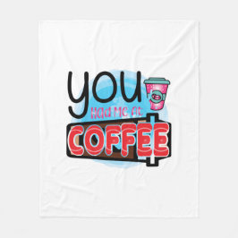 Kaffekonst som du hade mig på kaffe fleecefilt