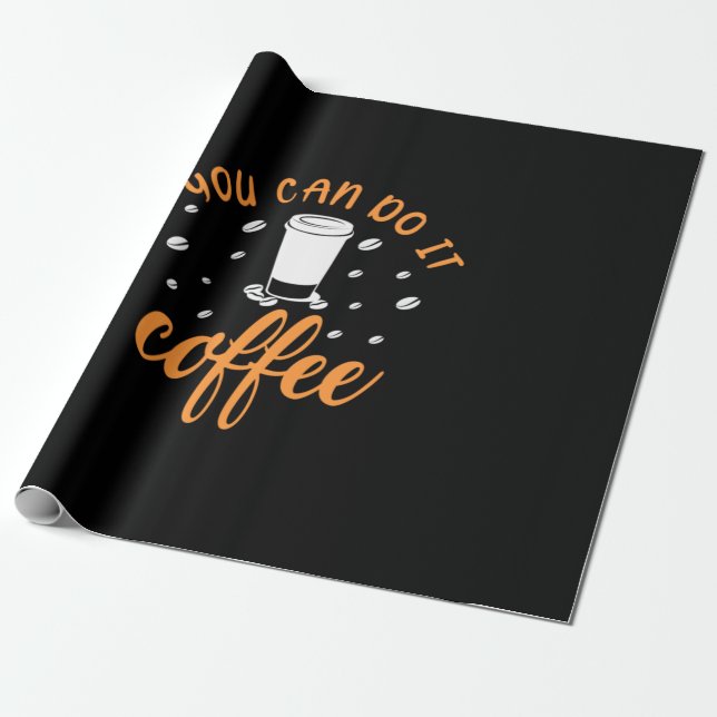 Kaffekonst som man kan göra kaffe presentpapper (Utrullad)