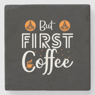 Kaffekonst utom första kaffe stenunderlägg