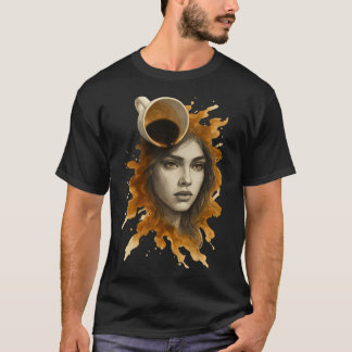 Kaffekonstporträtt T Shirt