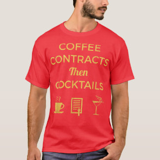 Kaffekontrakt Cocktails Business Gift T Shirt