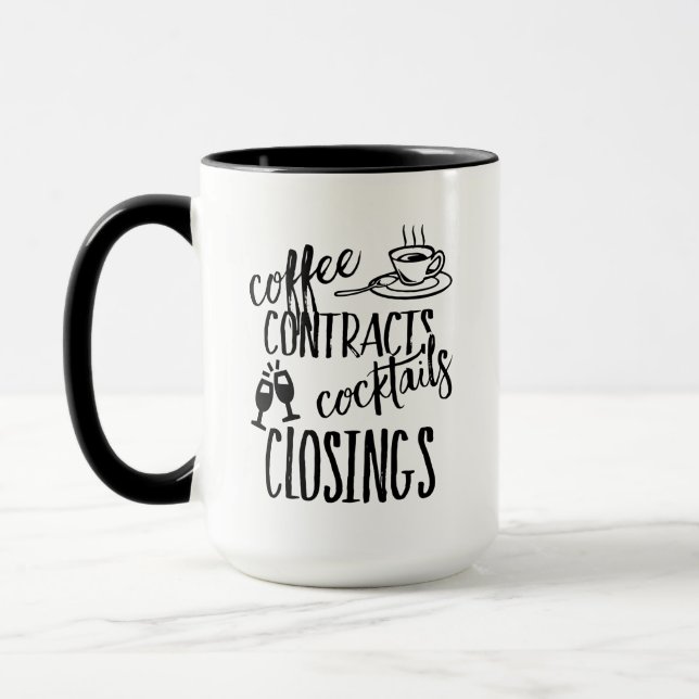 Kaffekontrakt Cocktails Closings Real Gods Mugg (Vänster)