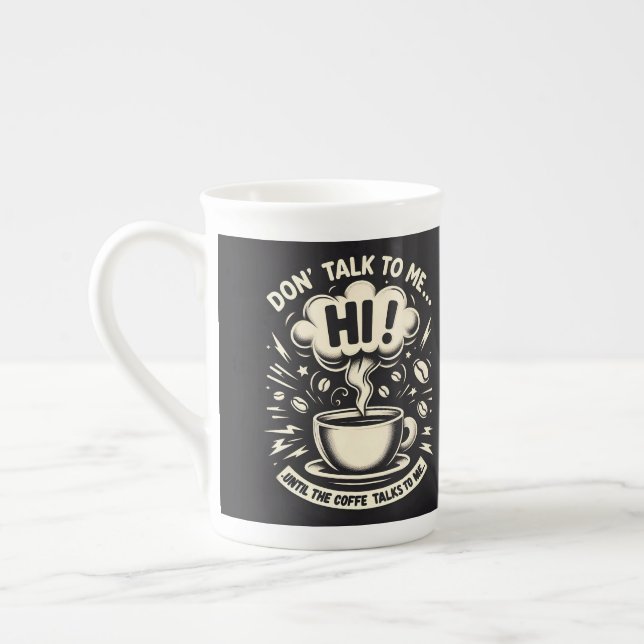 Kaffekopp Benporslin Mugg (Vänster)