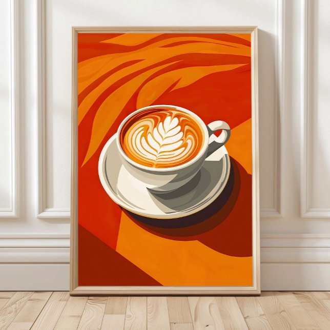 Kaffekopp Boho Väggkonst, Kaffeaffisch, Boho Kit Poster (Skapare uppladdad)