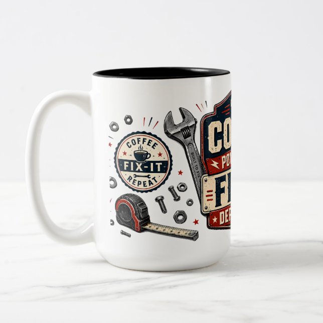 Kaffekopp för Fixaravdelningen Mugg (Vänster)