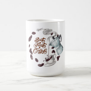 Kaffekopp för kaffedrickare först