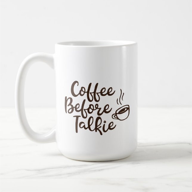 Kaffekopp före snack (Vänster)